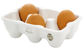 porcelain egg tray
