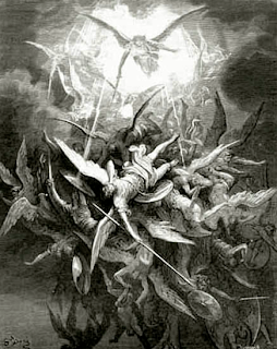 Lucifer cast out of heaven - Gustave Doré