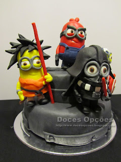 bolo minions dragon ball cake