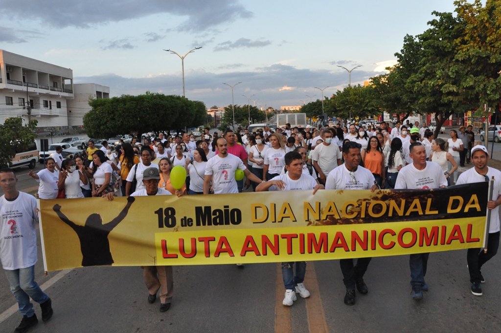 Secretaria de Saúde de Barreiras promove Caminhada em favor da Luta Antimanicomial