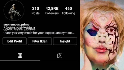 Berhasil Bongkar Sosok Asli Hacker Bjorka, Akun Instagram Anonymous Prime Ditangguhkan dan Menghilang