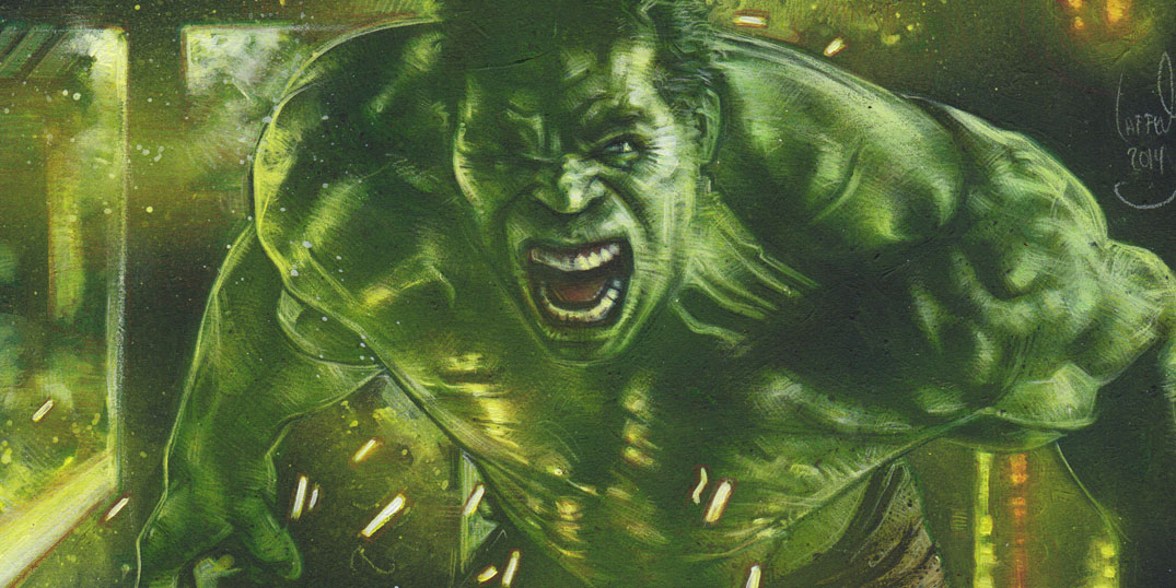 Hulk, Mark Ruffalo, Artwork is Copyright © 2014 Jeff Lafferty