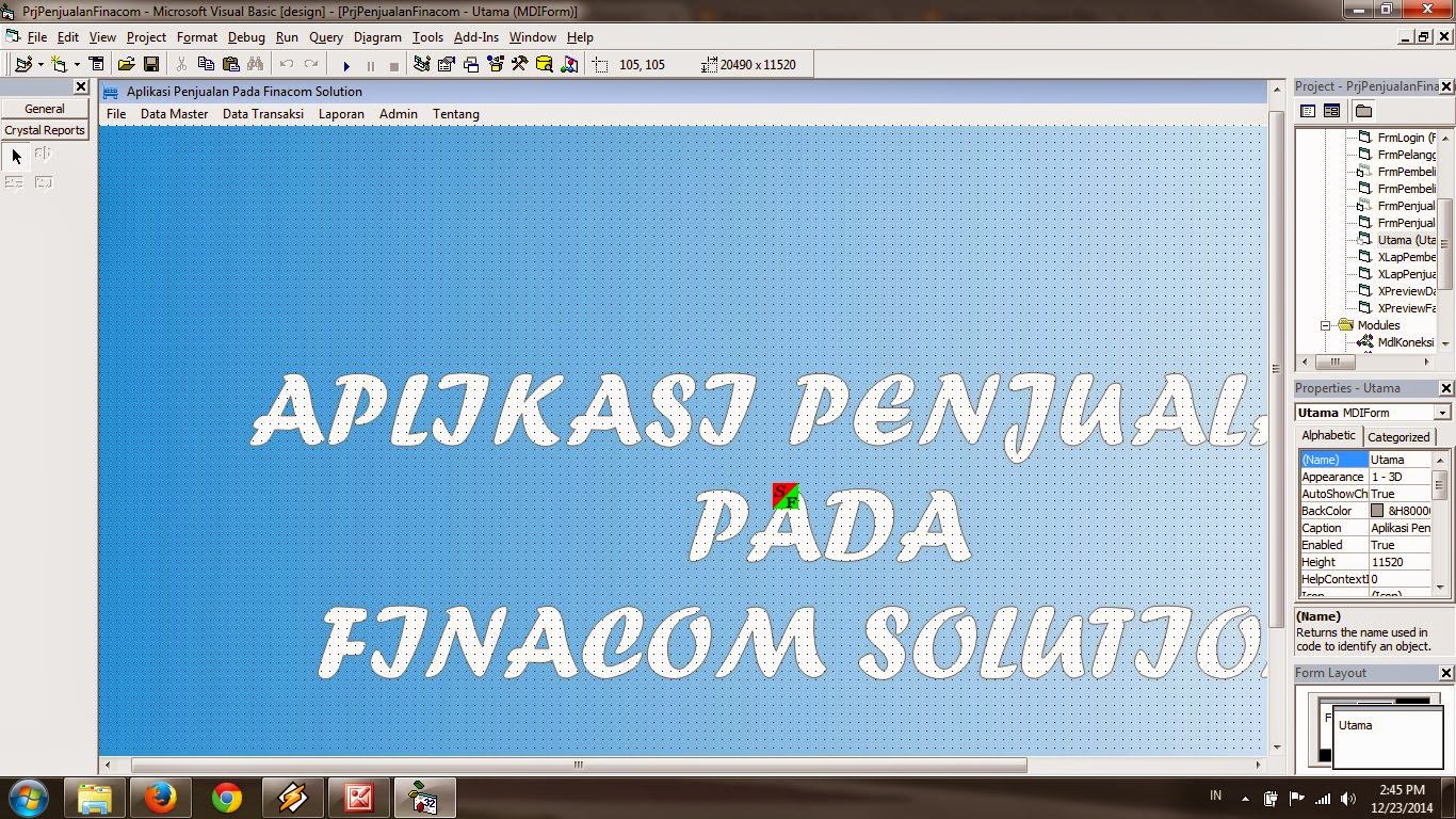 Source Code Program Penjualan Pada Toko Komputer  Contoh 