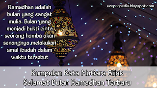Kata Mutiara Bijak Selamat Bulan Ramadhan Terbaru 2019
