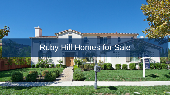 Homes for Sale in Ruby Hills Pleasanton CA