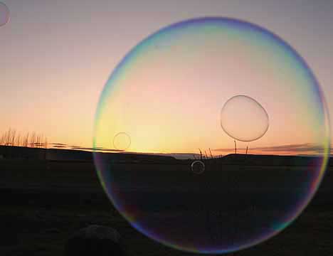 Bubbles Merging