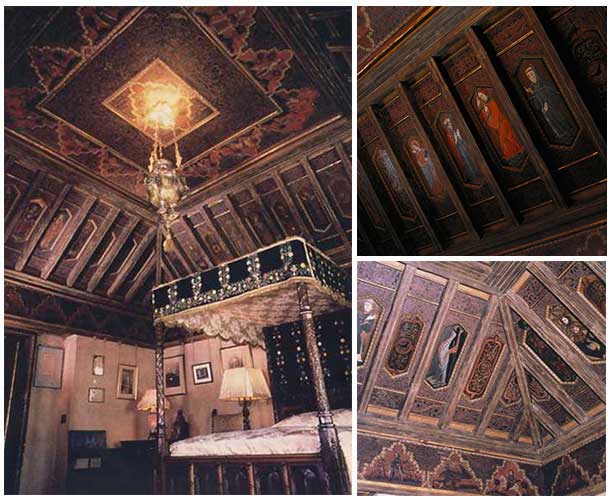 Hearst bedroom and ceiling