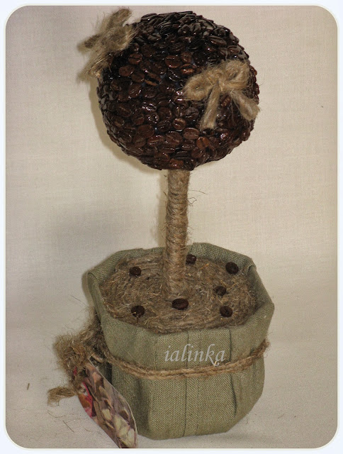 кофейное дерево своими руками топиарий рукоделие