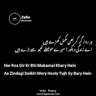 Life Poetry in Urdu