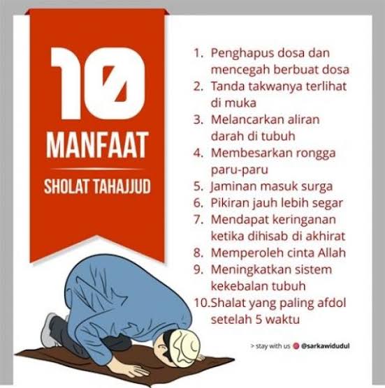 Manfaat sholat yang khusuk