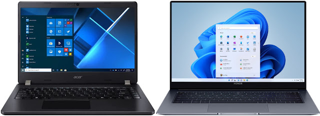 Acer TravelMate P2 TMP214-53-53VY vs Honor MagicBook X 14