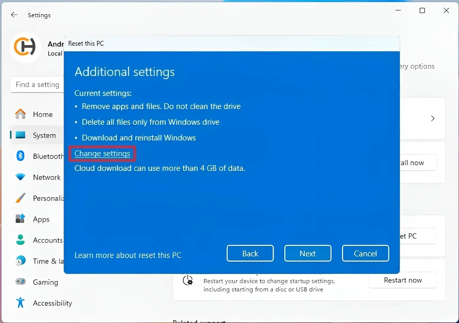 كيفية إعادة ضبط المصنع لنظام التشغيل Windows 11 بإزالة كل شيء