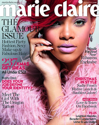 Rihanna  Hot Pink in Marie Claire