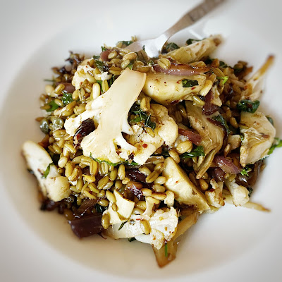 Cauliflower and freekeh pilaff