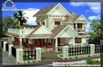 256 square meter (2758 sq. ft) villa design - August 2011