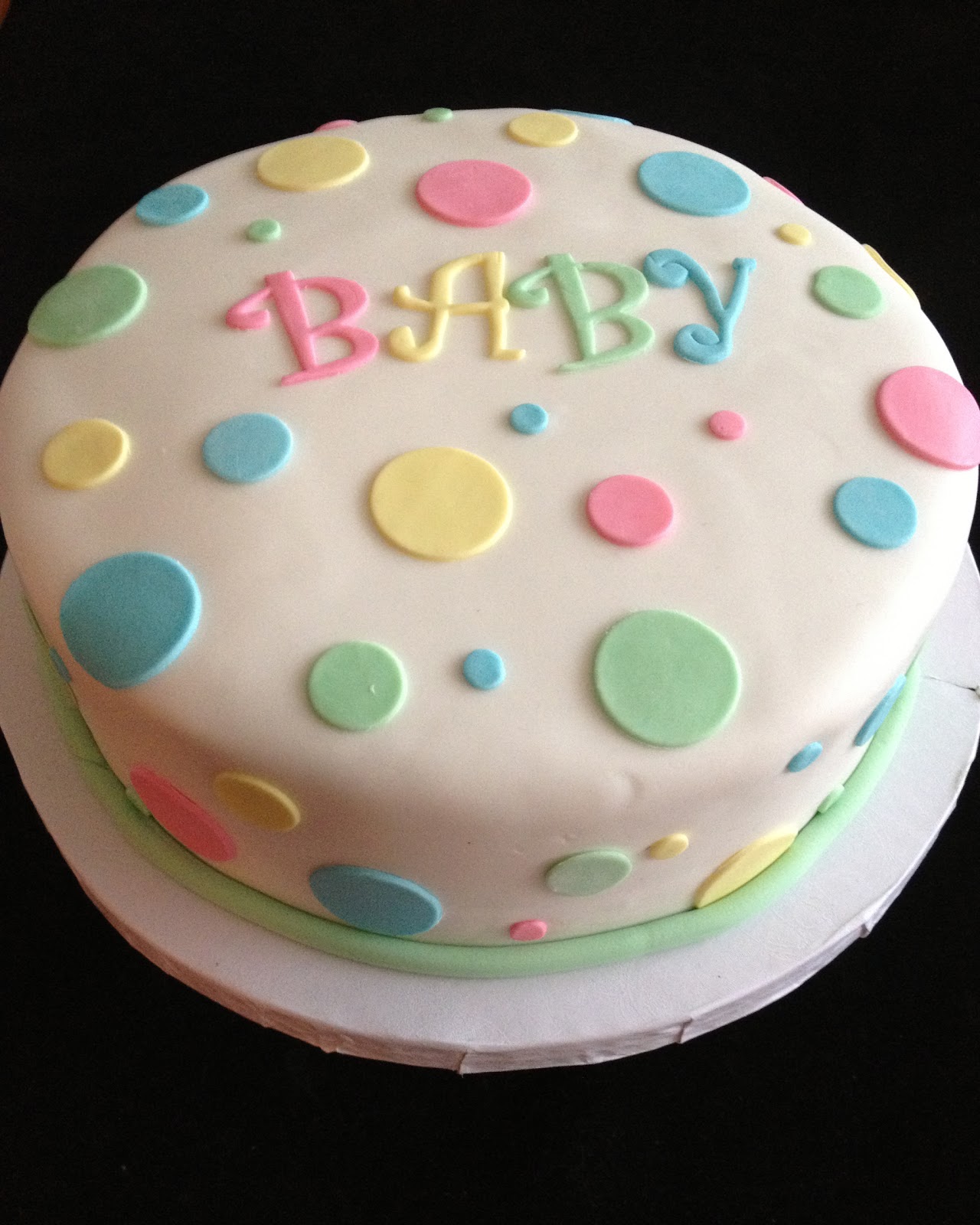 easy chocolate cake decorations Baby Shower Cake
