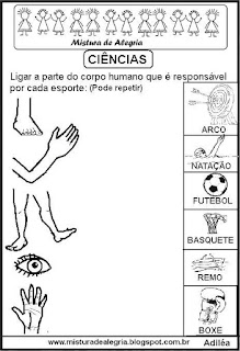 Atividades sobre a olimpíadas para colorir