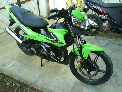  Modifikasi  Kawasaki  Athlete  125 cc R BIKES AND MOTOR  