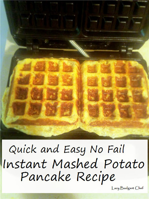 waffle maker instant mashed potato pancakes a comfort food recipe