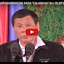 DUTERTE NG NAGBIGAY MENSAHE SA MGA DILAWAN!!!