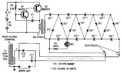 High-Voltage Supply Circuit Diagram