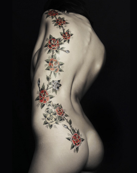 flowero tatuaggi schiena tatuaggi schiene lower back girls