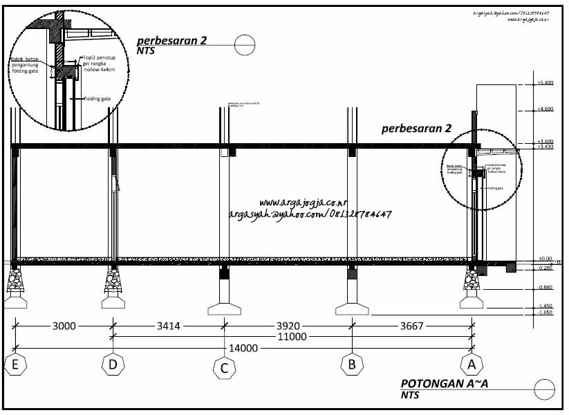  Desain  Minimarket Tumbuh Dengan Luas Bangunan 180 m2 