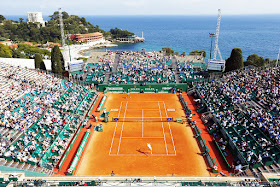 arial photo of Monte-Carlo Rolex Masters at Monte-Carlo Country Club