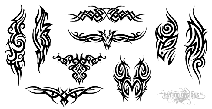 Free Tribal Tattoo Design Sample Popular triball tattoo