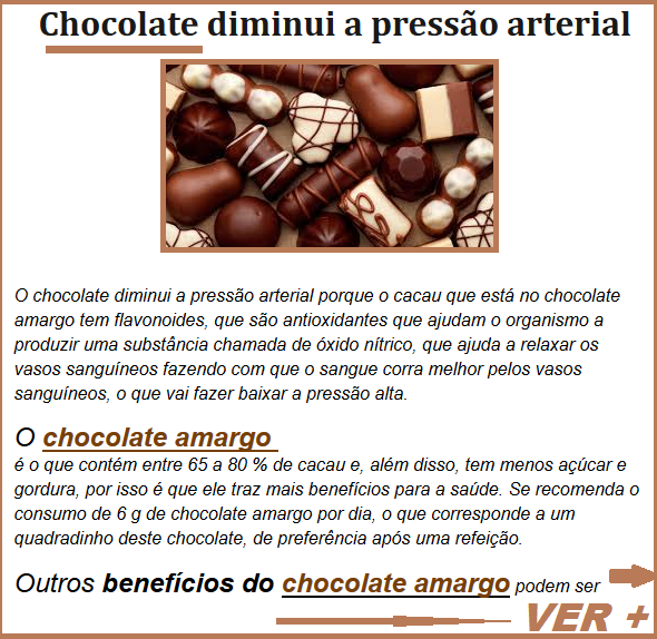 http://saude3x.blogspot.com.br/2015/09/chocolate-diminui-pressao-arterial.html#.VeojGpcYORN