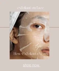 How long to leave the exfoliant on face before washing?