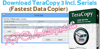 TeraCopy 3.0 Incl. Serials Free Download