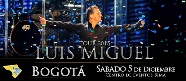 Agendate - Luis Miguel concierto en Bogotá