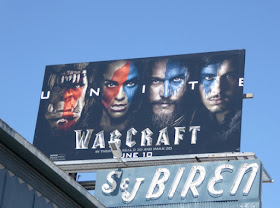 Warcraft movie billboard