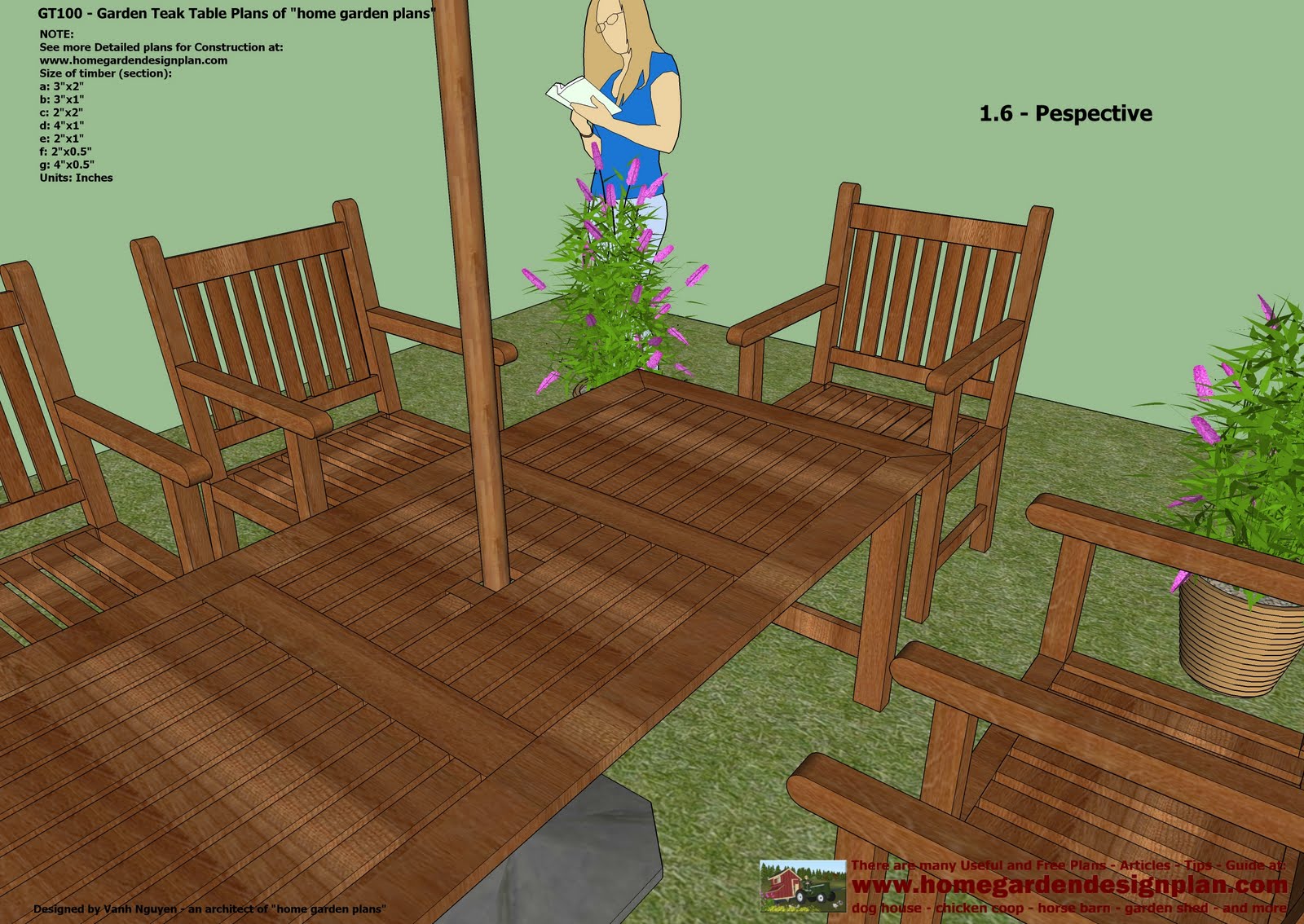 Outdoor Furniture Plans Table