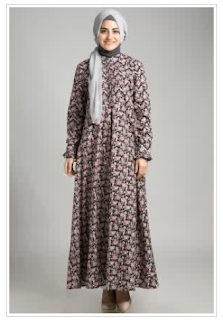 Trend Model Busana Muslim Motif Terbaru 2016