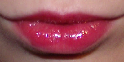 Revlon Colourburst Lip Gloss Review - 040 Crystal Water and 006 Strawberry Fraise Swatch