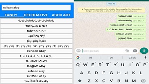 Cara Membuat Tulisan Unik di Whatsapp