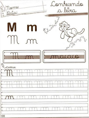 Resultado de imagem para consoantes m exercicios