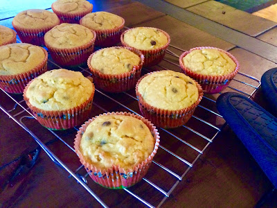 gluten free pumpkin chocolate chip muffins and ginger pumpkin spice muffins