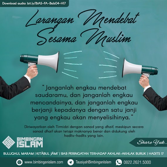 Larangan Mendebat Sesama Muslim