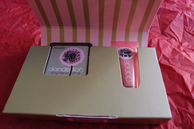 Benefit Dandelion Pressed Powder & Benefit Dandelion Ultra Plush Lipgloss