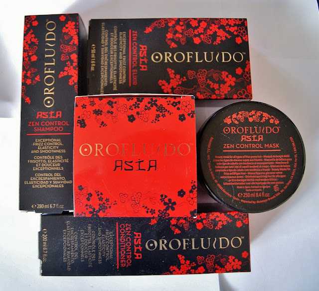 Orofluido Asia Zen Control Shampoo, Conditioner, Mask, Elixir Haircare, Beauty, Review, Revlon, Toronto, Ontario, Canada, The Purple Scarf, MelaniePs