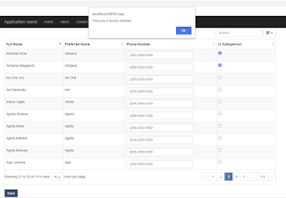 How To Persist Input Control Values In Bootstrap-Table On Paging, Filtering And Searching In ASP.NET MVC