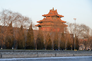 Tower at the southeast corner of the Forbidden City in Beijing