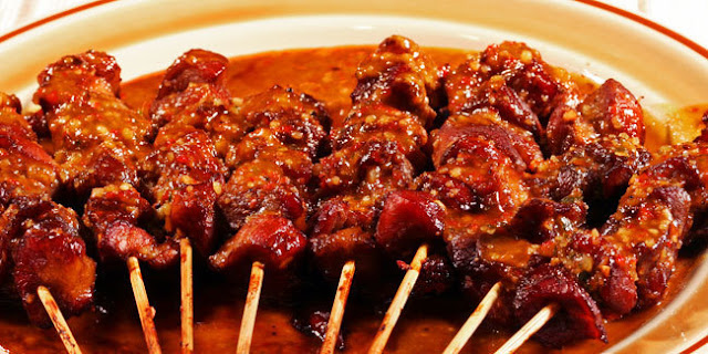 Resep Masakan Sate daging kambing pedas