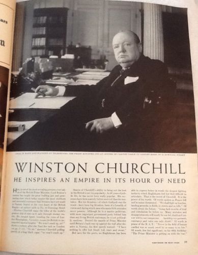 27 January 1941 worldwartwo.filminspector.com Winston Churchill Life Magazine