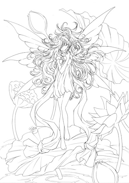 Printable Coloring Pages For Adults Fairies Coloring Pages