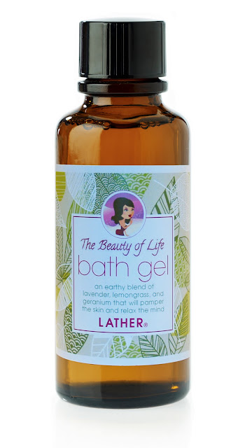 Lather, Lather + The Beauty of Life Bath Gel, Lather Bath Gel, The Beauty of Life, bath gel, Lather Blending Bar, bubble bath