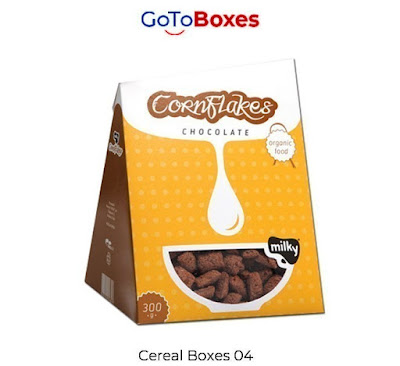 GotoBoxes is making high-quality cereal packaging boxes that are sturdy and gives protection to your product. We all know without packaging a product is nothing because if it will safely reach a retail shop or superstore it gives you profit and benefit.
